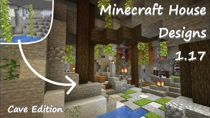 Minecraft 1 17 Simple House Designs Cave Edition Minecraft House Tutorial Build Ideas Youtube