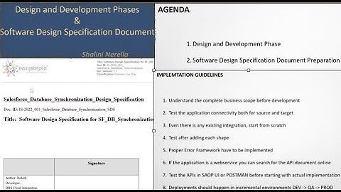 Design & Development| Project Phase 2 & 3| Implementation Guidelines & Best Practices | SDS Document