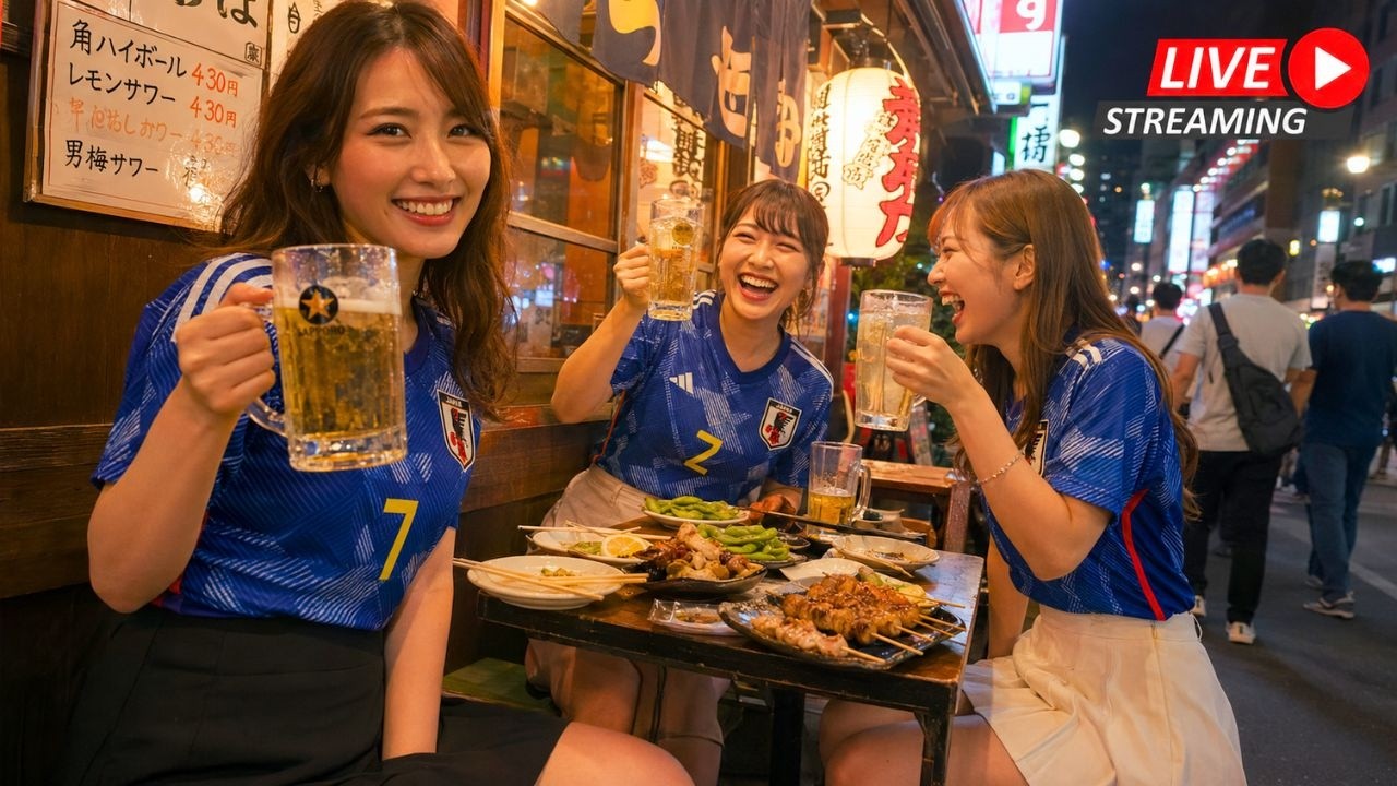 Tokyo Goes Wild After Japan’s Big Soccer Win 🔴 LIVE