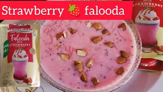 Falooda Mix Strawberry Flavour Recipe @mehar89572