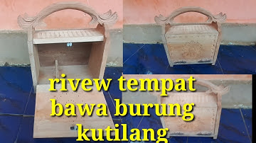 rivew kotak buat burung kutilang