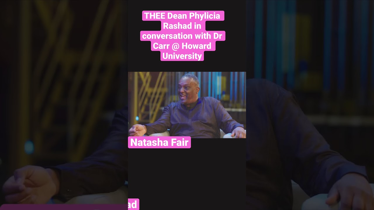 phylicia Rashad in conversation with Dr Carr 