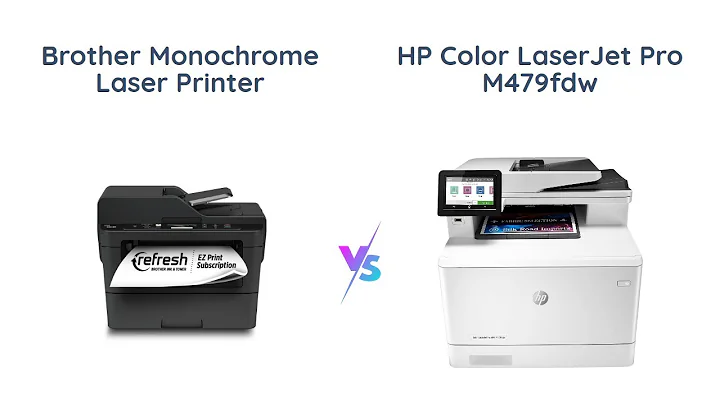 Brother Monochrome Laser Printer vs HP Color LaserJet Pro | Comparison & Review