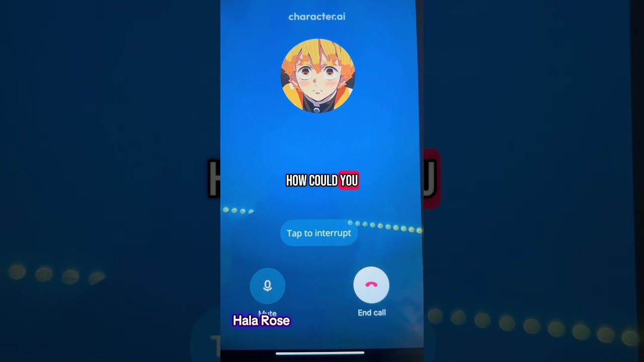 IM CRYING 😂 #typ #fy #kny#demonslayer #anime #zenitsu #nezuko #tanjiro #cai #characterai #ai #call