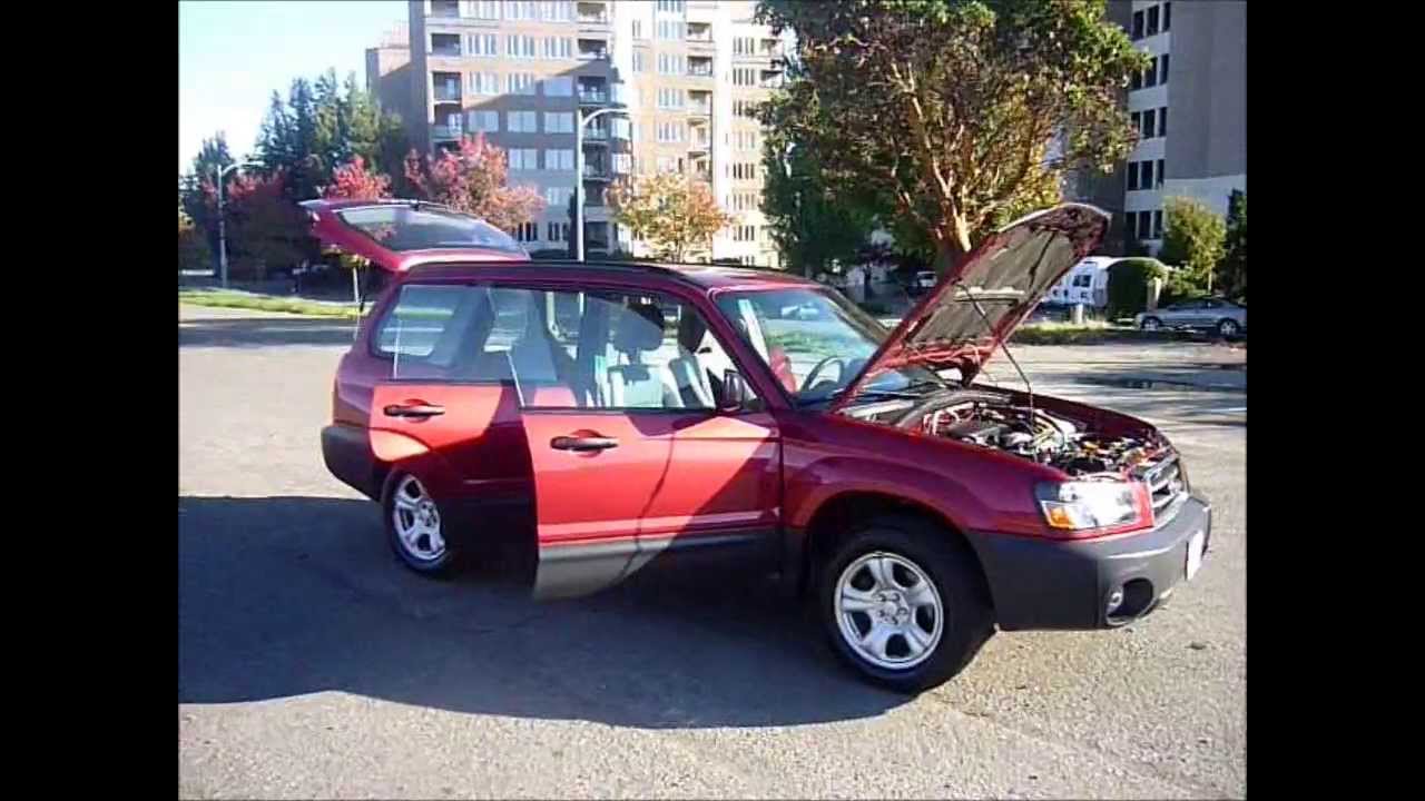 2005 Subaru Forester x AWD - Auto - 102K - A/C - SOLD - Malibu Motors Victoria - YouTube