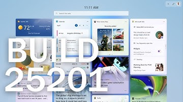 New Windows 11 Build 25201 – New Expanded View in Widgets and Fixes