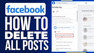 How To Delete All Posts On Facebook (2024) Works in Android & IOS