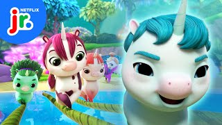 Kelp's Magical Berry Race! 🌈 Not Quite Narwhal | Netflix Jr