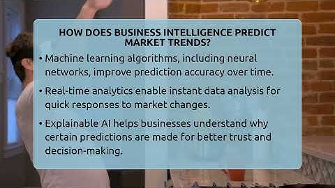 How Does Business Intelligence Predict Market Trends? - Talking Tech Trends