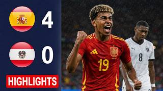 Spain 4-0 Austria | Highlights and All Goals