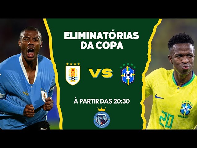 URUGUAI X BRASIL AO VIVO  ELIMINATÓRIAS COPA 2026 AO VIVO - 4ª