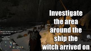 Crimson Desert – Investigate the area around the ship the witch arrived on