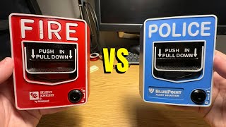 Fire-Lite BG12 vs. BluePoint BP-PULL Wireless Pull Station