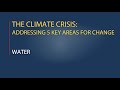 The Climate Crisis: Addressing 5 Key Areas for Change: Part 3 - Water