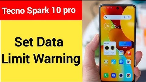 how to set data limit warning, Tecno Spark 10 pro me me data limit kaise set karen