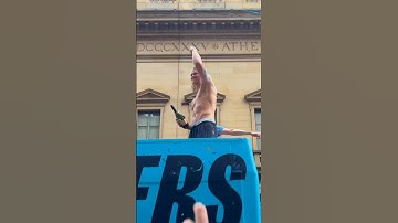 HAALAND At Manchester City’s TREBLE PARADE! 😎 #shorts