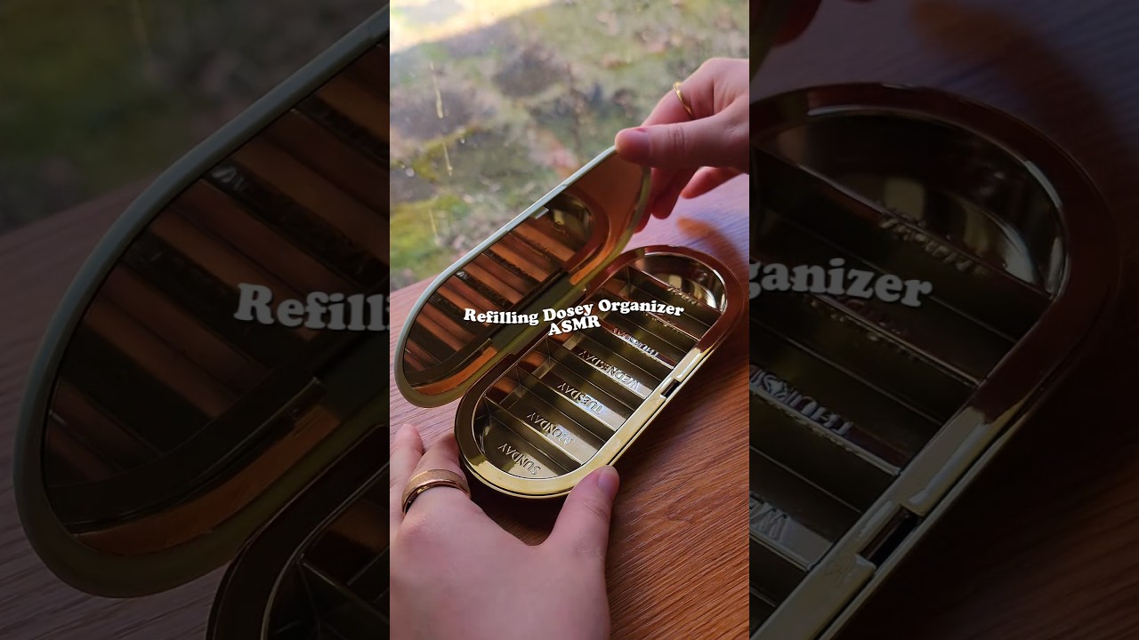 Pill Organizer ASMR anyone? 