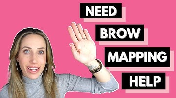How to SOLVE BROW MAPPING Problems (trouble shooting Microblading Pre-Draw)