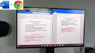 chrome os: microsoft office word features and compatibility issues (part 1)