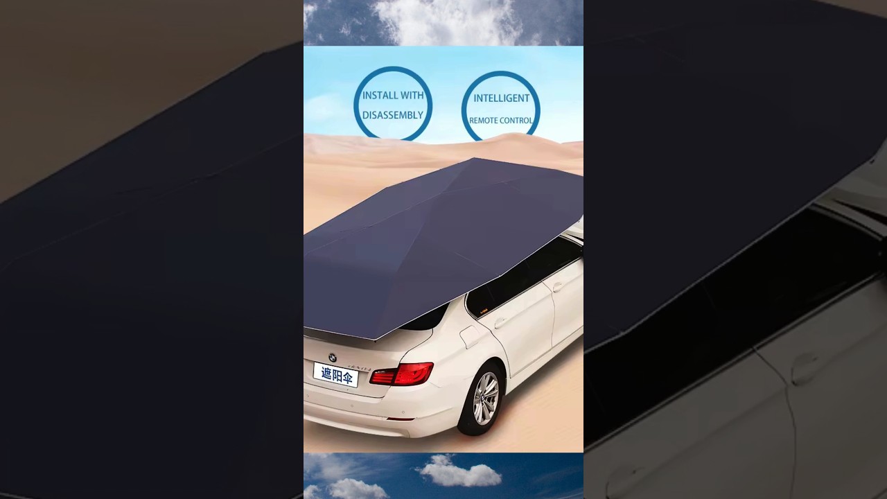 Ultimate Car Protection: Fully Automatic Car Tent with Remote Control | Portable Sun Awning Cover