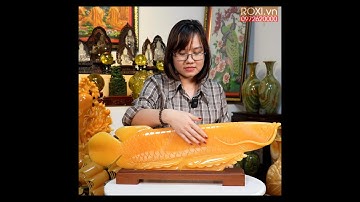 Tượng Cá Rồng Ngọc Hoàng Long dài 67cm mẫu 2