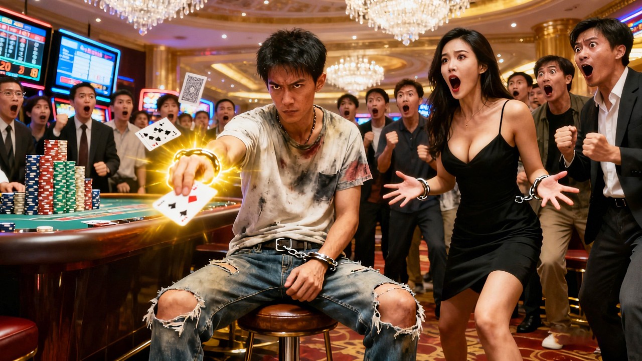 CEO cantik selamatkan pemuda miskin — rupanya dia dewa judi tersembunyi! #drama