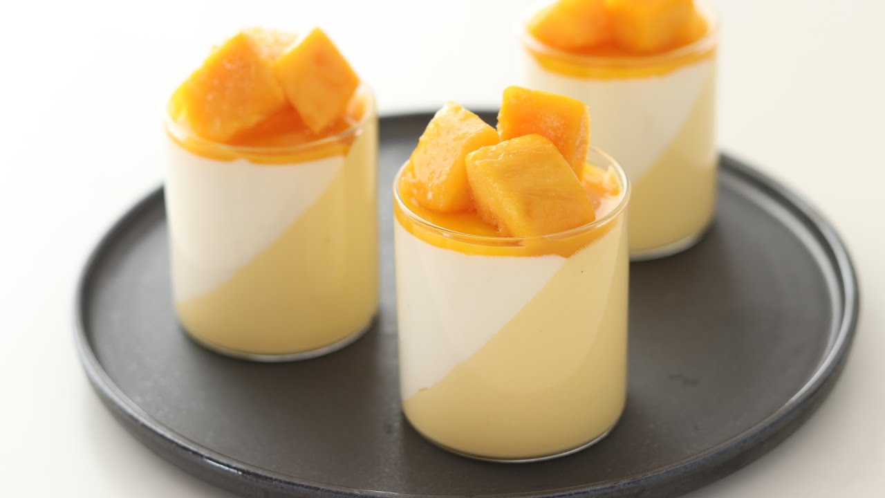 マンゴーレアチーズケーキの作り方 No Bake Mango Cheesecake Hidamari Cooking Youtube