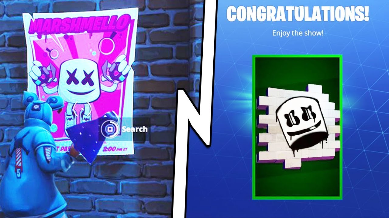 "Search a Showtime Poster" Location! FREE Showtime Challenge Skin Rewards Guide! (Fortnite Skins)