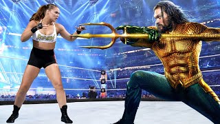 Full Match - Ronda Rousey vs Aqua Man | Iron Man Match 2024 : WWE 2K22
