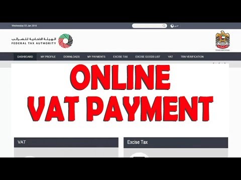 How to Pay VAT in FTA Portal Through Online ( UAE)