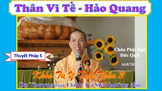 Thân Vi Tế: Hào Quang - Thuyết pháp 5 - TT Thích Trí Siêu - Chùa Phật Đạo, Đức Quốc