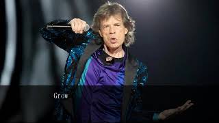Video thumbnail of "Party Doll - Mick Jagger whit Lyrics"