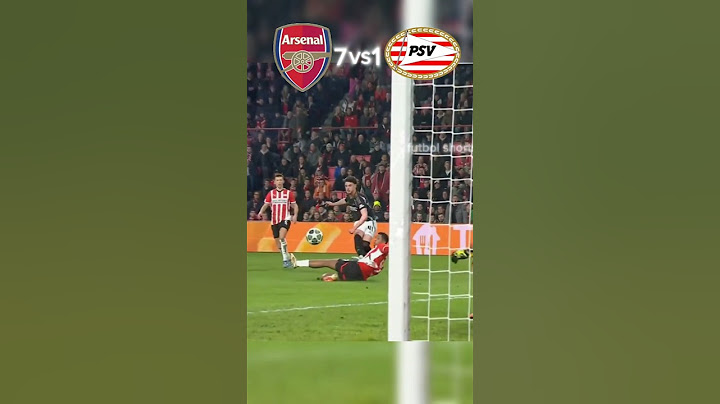 Arsnal destroyed PSV in Championes league #arsenal #psv #shorts #futbolshorts # highlights