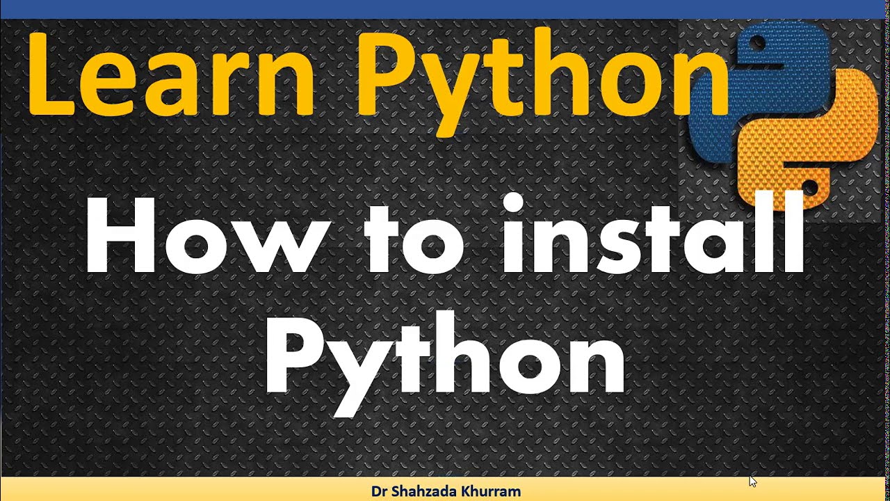 How to Install Python | Learn Free Python - YouTube
