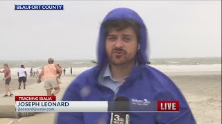 Tracking Idalia: Live update from Coligny Beach