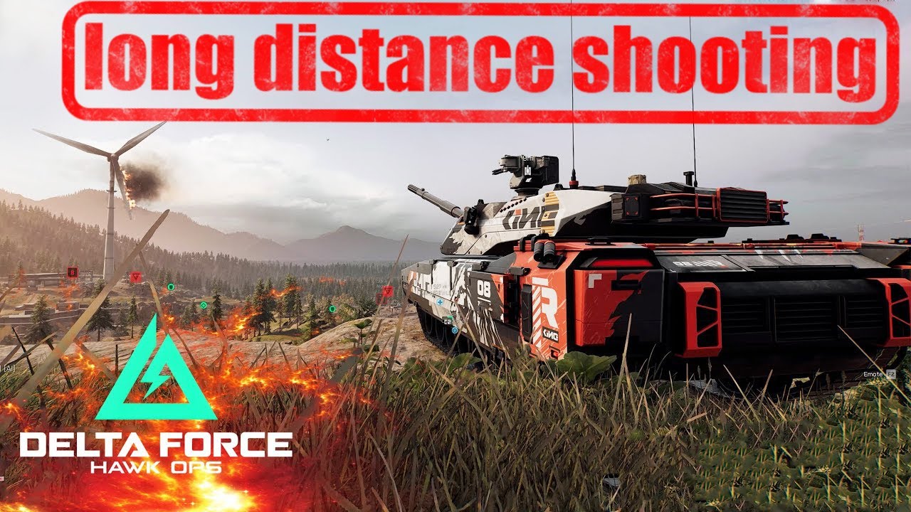 Tank Shot Long Range Delta Force - YouTube