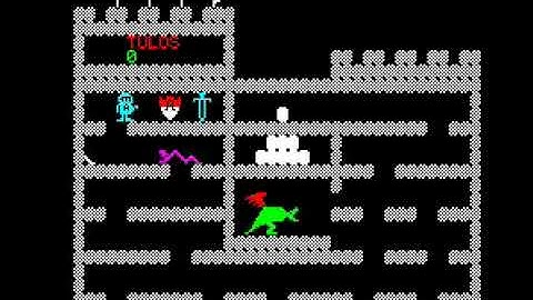 Arttu - Oric-1 BASIC game loading, listing, running, and playing