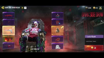 *NEW* DARK SIDE REDUX DRAW CODM|| HOW TO GET EMOTE IN JUST 10 CP