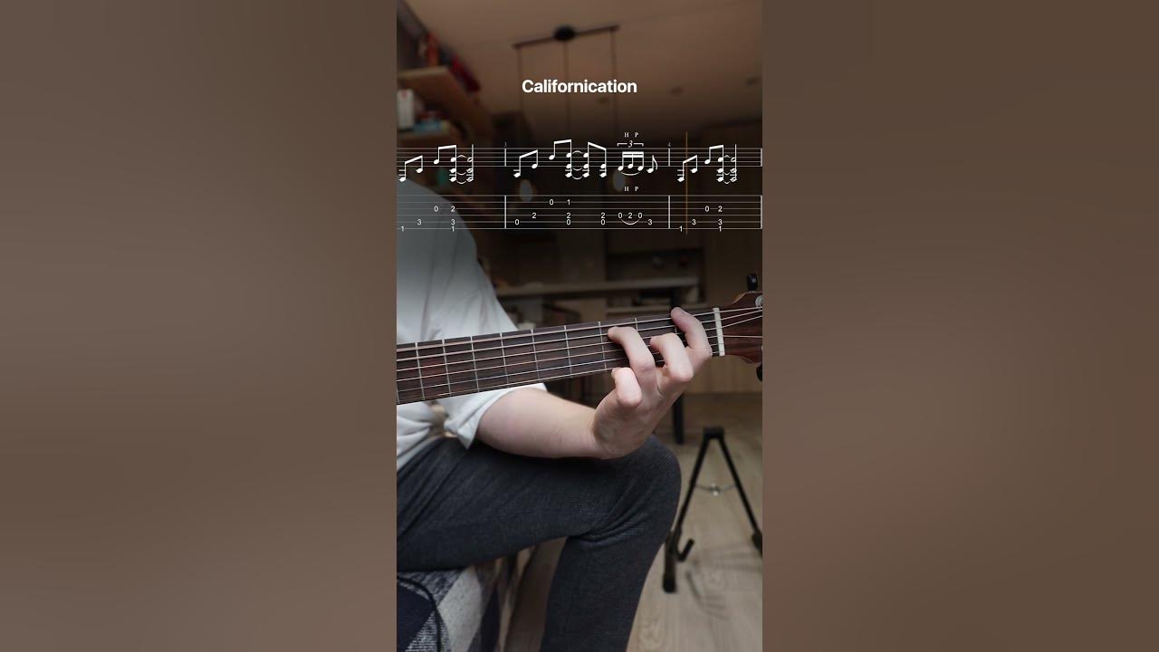 RHCP - Californication - Acoustic Guitar (tab)