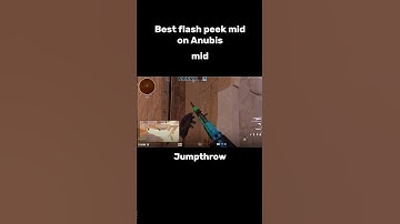 Best flash peek mid on Anubis #cs2 #csgo #wtfcsgo #cs2clips #counterstrike #csgomoments #csgofunny