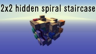 [Tutorial] Smallest 2x2 Hidden Spiral Staircase