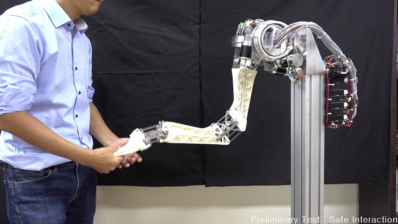 Lim's Robotics LIMS, the Fast and Safe Robot Arm - Interaction Test - YouTube