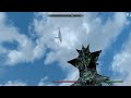 A yes the flying whale typical for skyrim