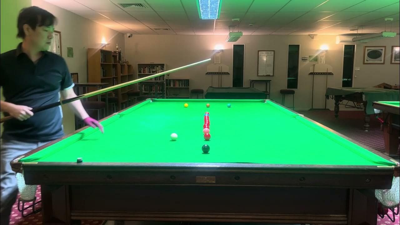 Snooker line up drill practice (Day 31) YouTube