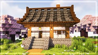 Building a SMALL & EASY Japanese House in Minecraft - Tutorial
