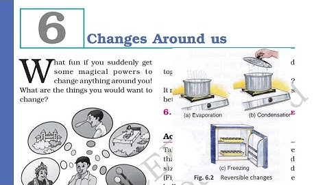 CH-6 CHANGES AROUND US CLASS 6 SCIENCE NCERT