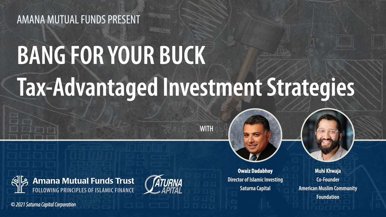 Webinar: Bang for Your Buck: Tax-Advantaged Investment Strategies