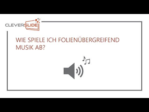 Video: So Legen Sie Musik Auf Alle Folien