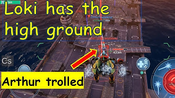 Loki has the high ground. Marquess Loki. War Robots Test Server