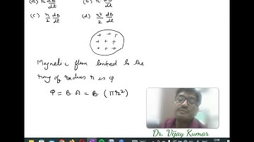 Magnetic Flux, Q no. 43 of NSEP-2022, a first level examination of Physics Olympiad.
